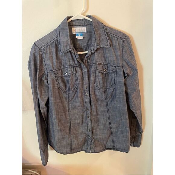 Columbia Denim Shirt (Sz L) - Picture 1 of 3